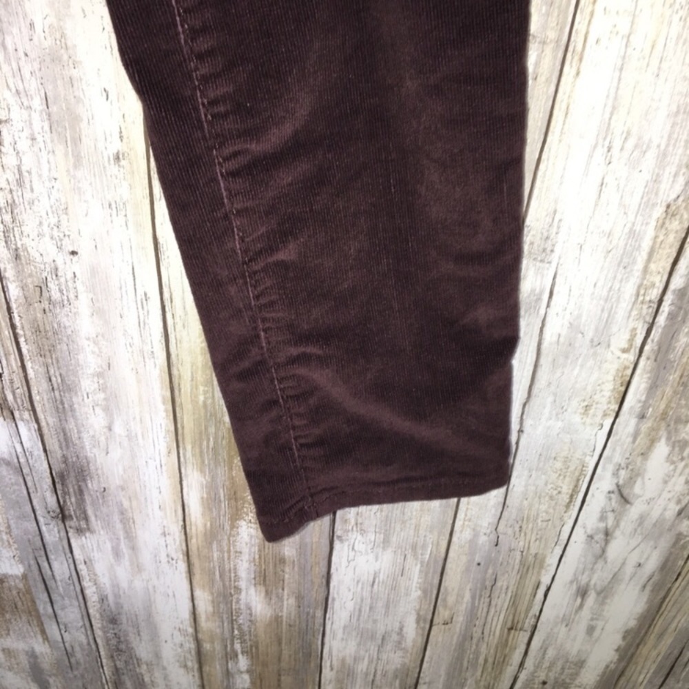 Universal Thread Mid Rise Maroon Corduroy Pants - Picture 2 of 4